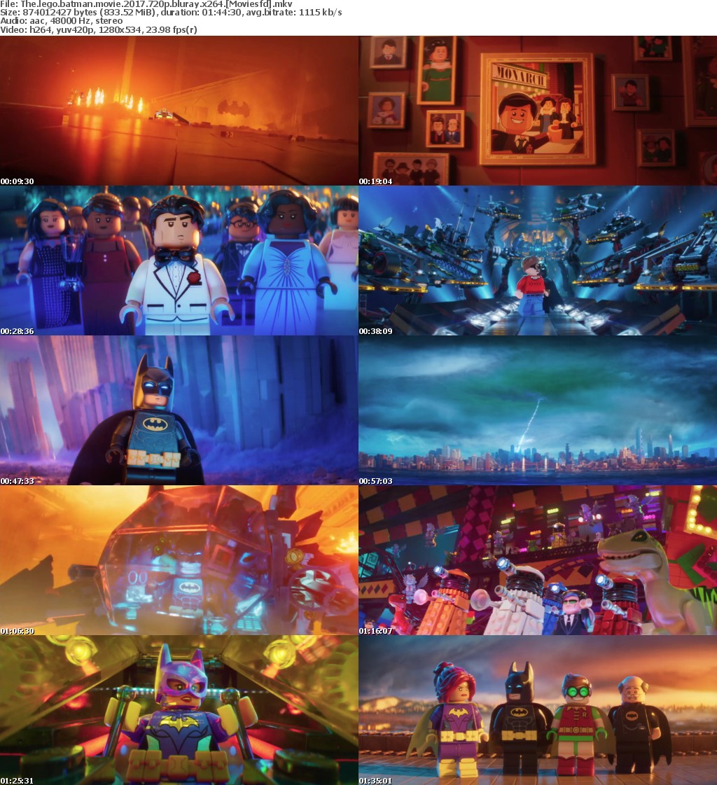 The Lego Batman Movie (2017) 720p BluRay x264 - MoviesFD
