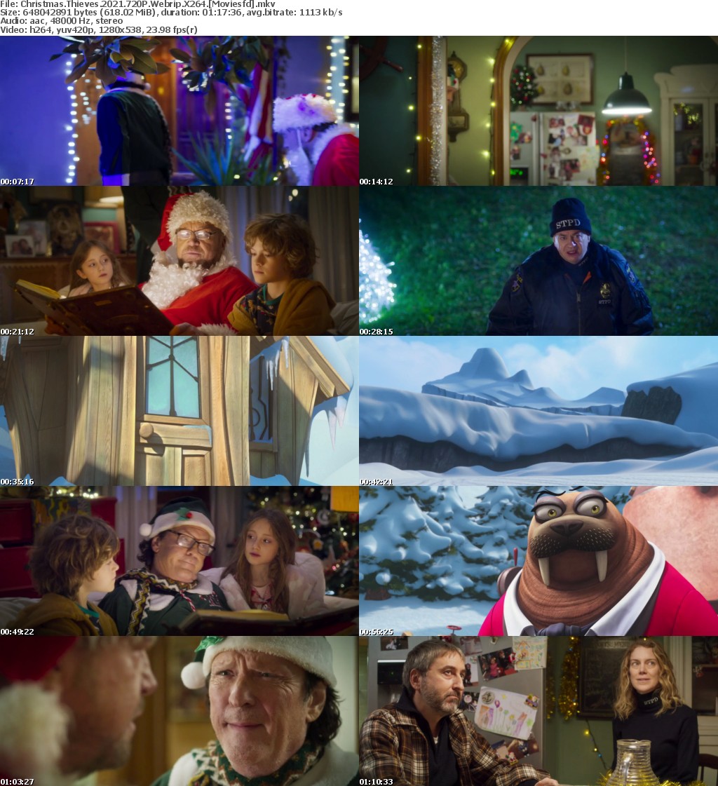 Christmas Thieves (2021) 720P WebRip x264 - MoviesFD