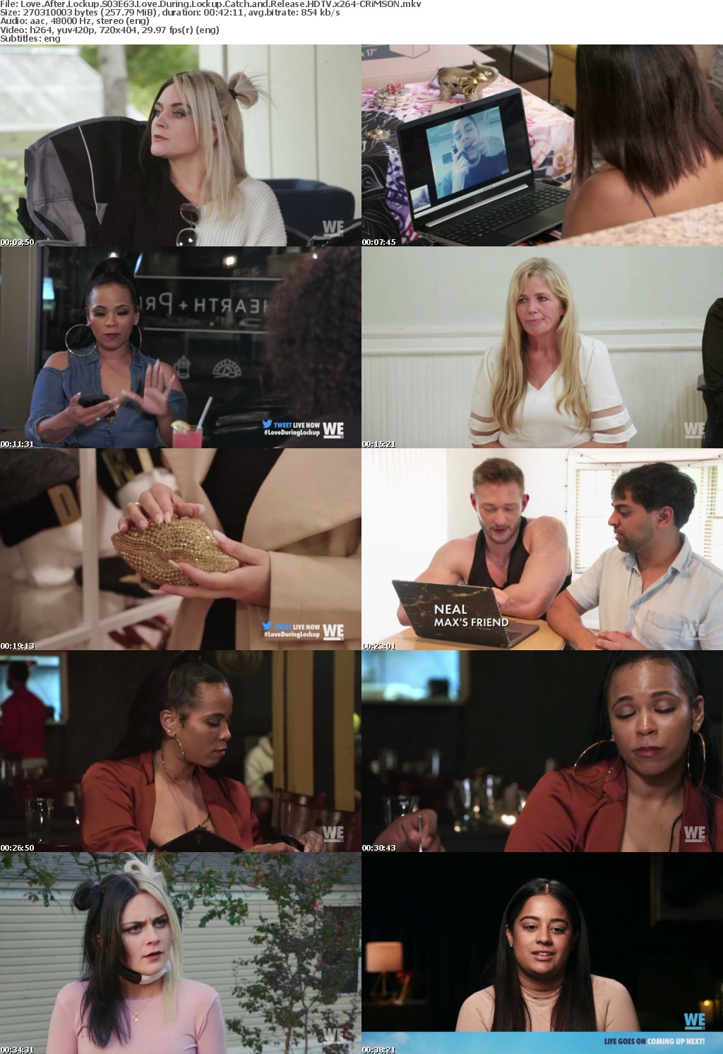 Love After Lockup S03E63 Love During Lockup Catch and Release HDTV x264-CRiMSON