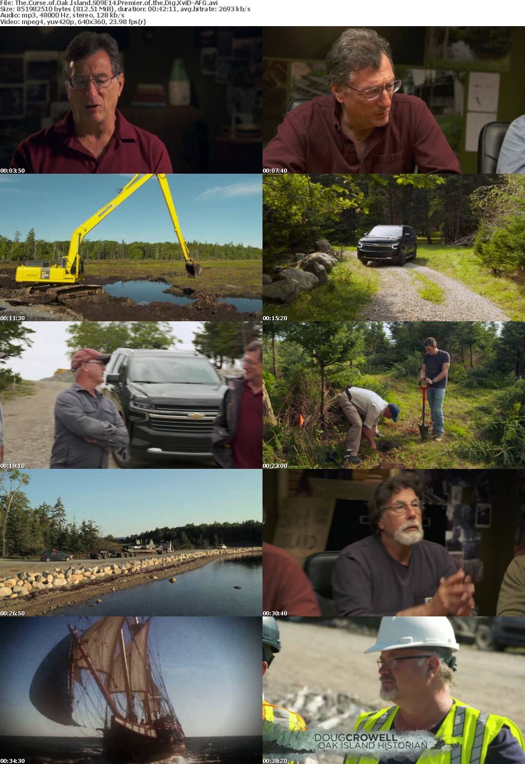 The Curse of Oak Island S09E14 Premier of the Dig XviD-AFG