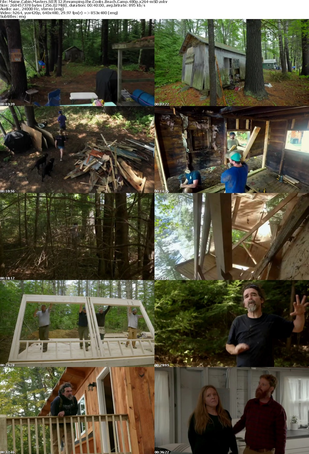 Maine Cabin Masters S07E12 Revamping the Cooks Beach Camp 480p x264-mSD