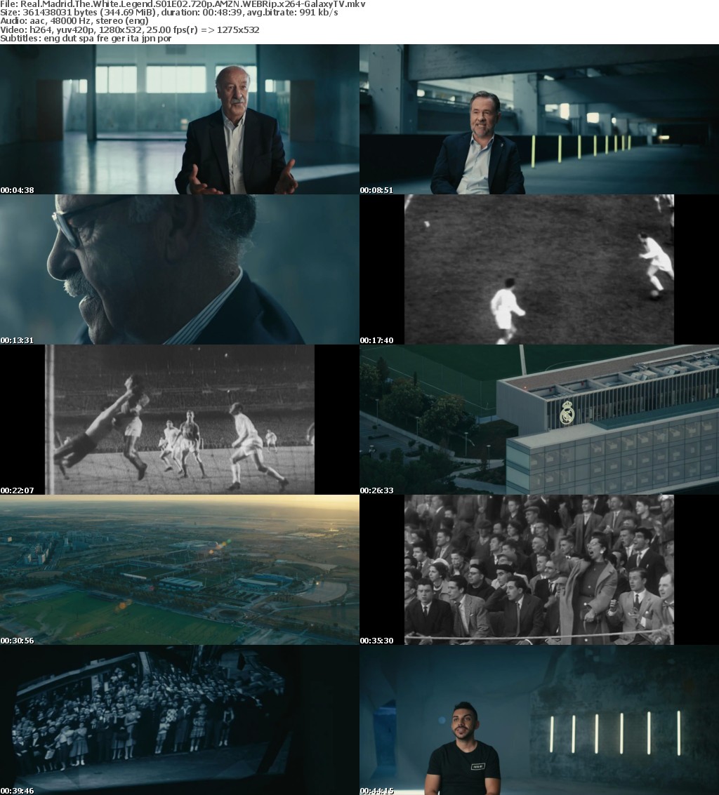 Real Madrid The White Legend S01 COMPLETE 720p AMZN WEBRip x264-GalaxyTV