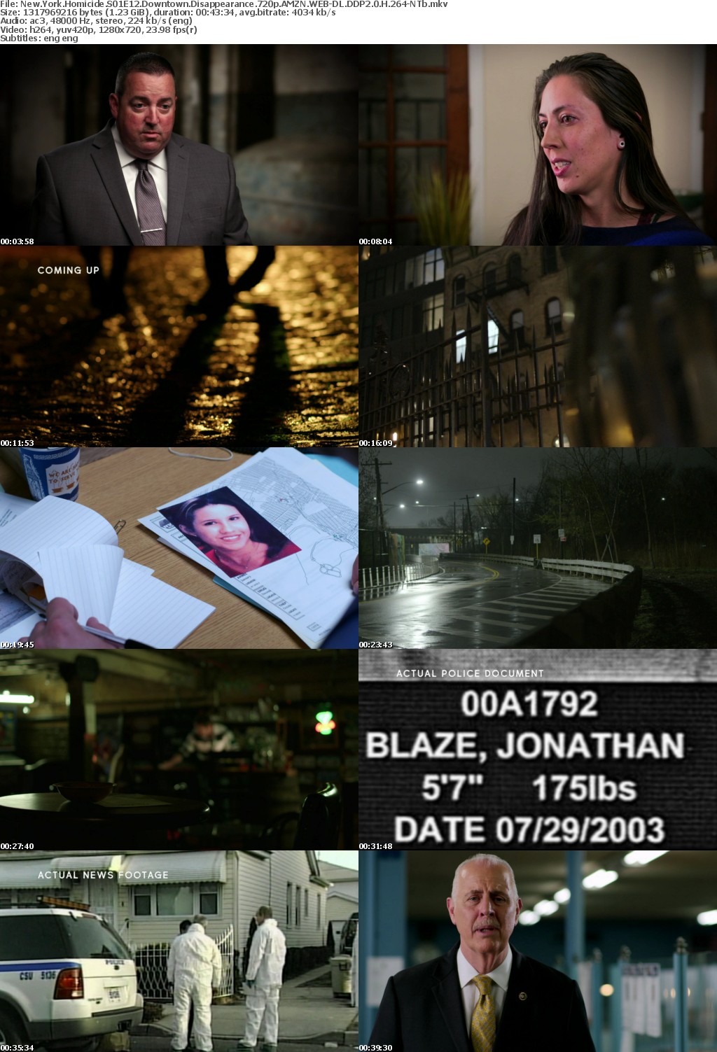 New York Homicide S01E12 Downtown Disappearance 720p AMZN WEBRip DDP2 0 x264-NTb