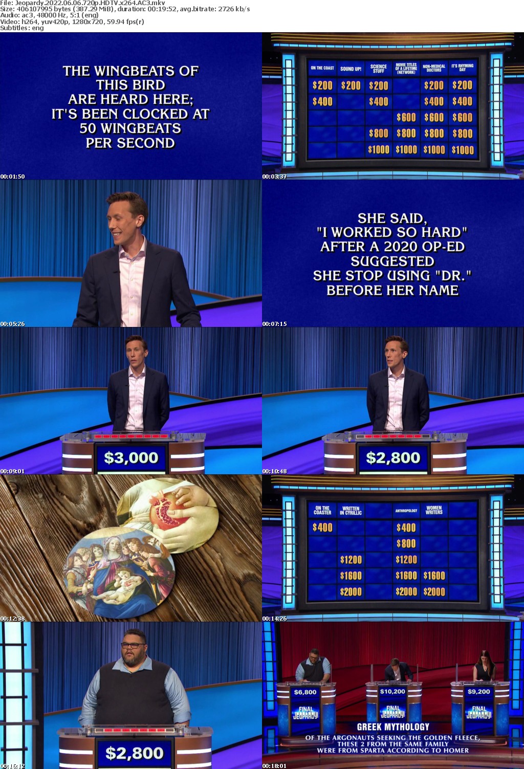 Jeopardy 2022 06 06 720p HDTV x264 AC3 atgoat