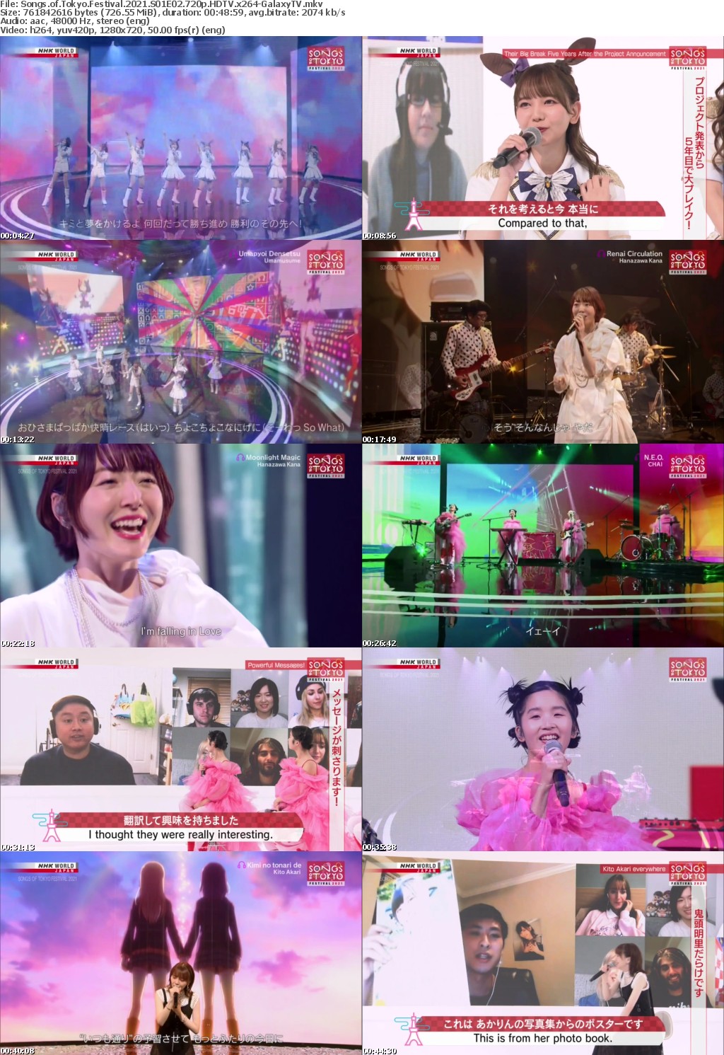 Songs of Tokyo Festival 2021 S01 COMPLETE 720p HDTV x264-GalaxyTV