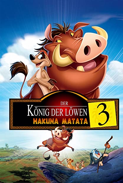 The Lion King 3 Hakuna Matata (2004) 1080p BluRay DUAL Hindi DDP2 0 English DTS 5 1 ESub - SP3LL