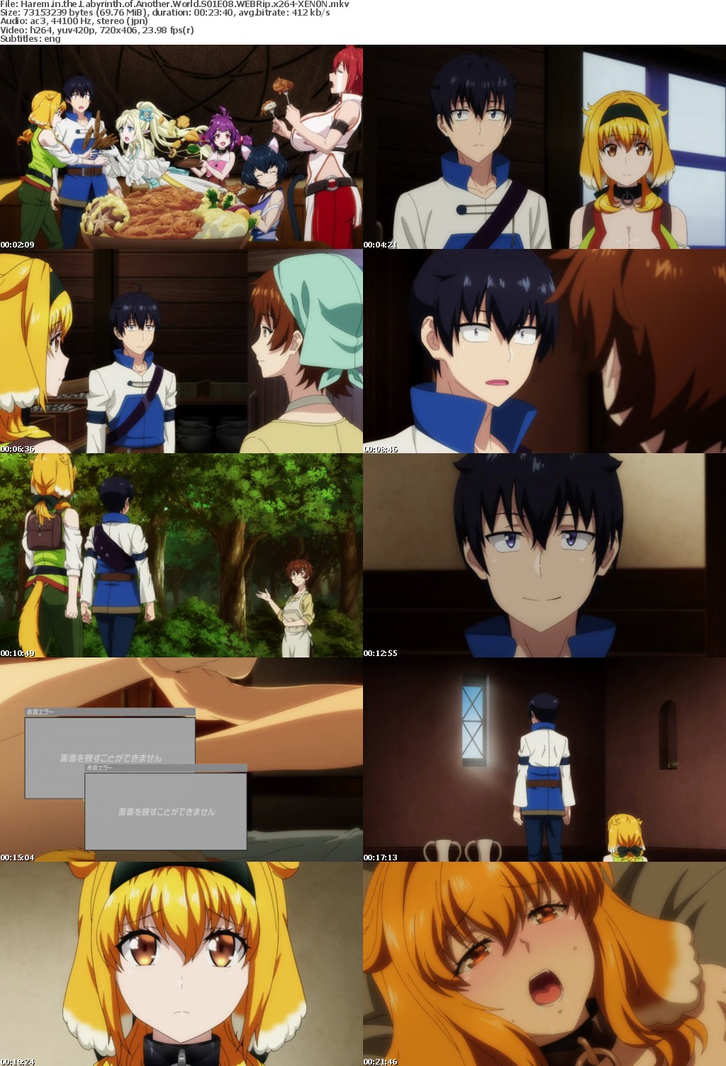 Harem in the Labyrinth of Another World S01E08 WEBRip x264-XEN0N
