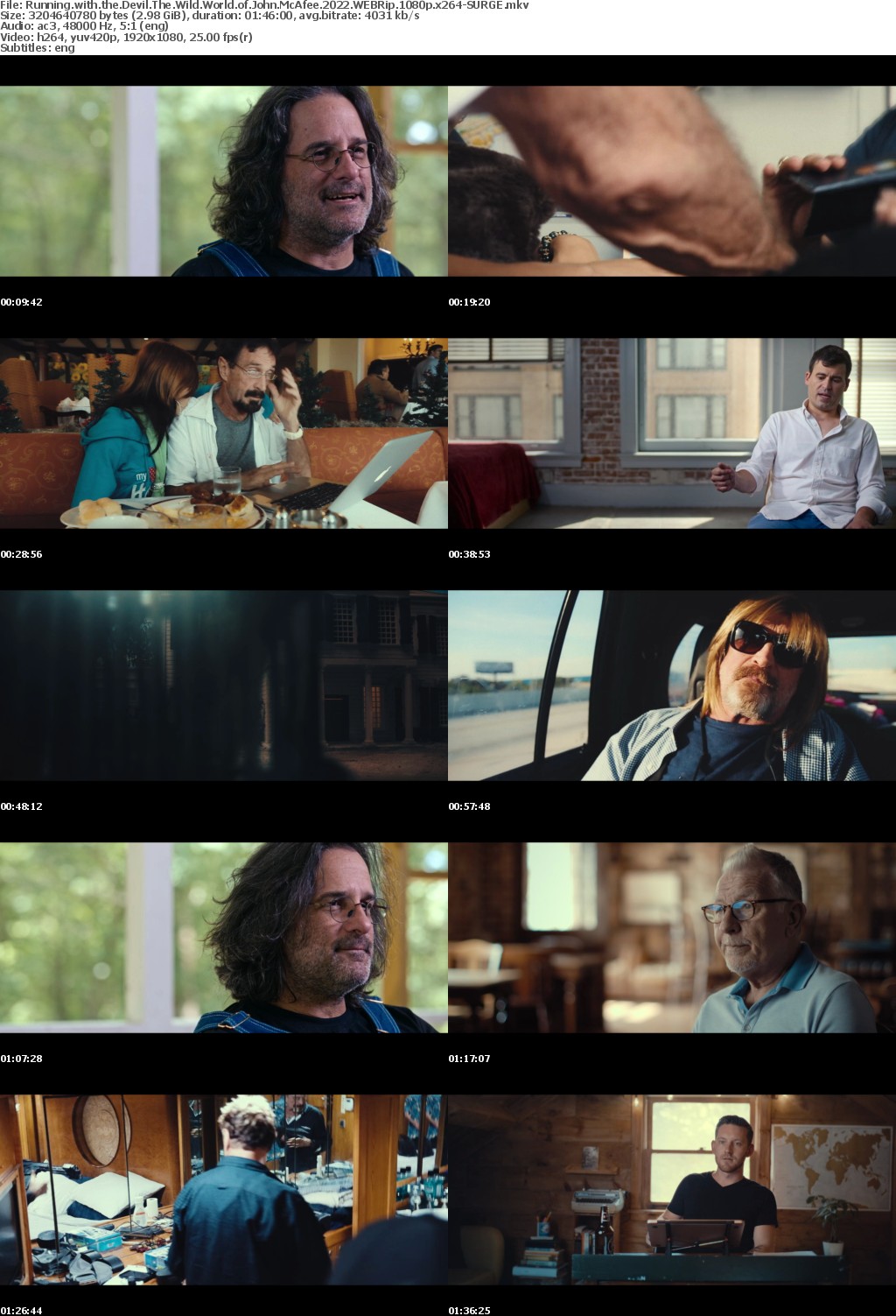 Running with the Devil The Wild World of John McAfee 2022 WEBRip 1080p x264-SURGE