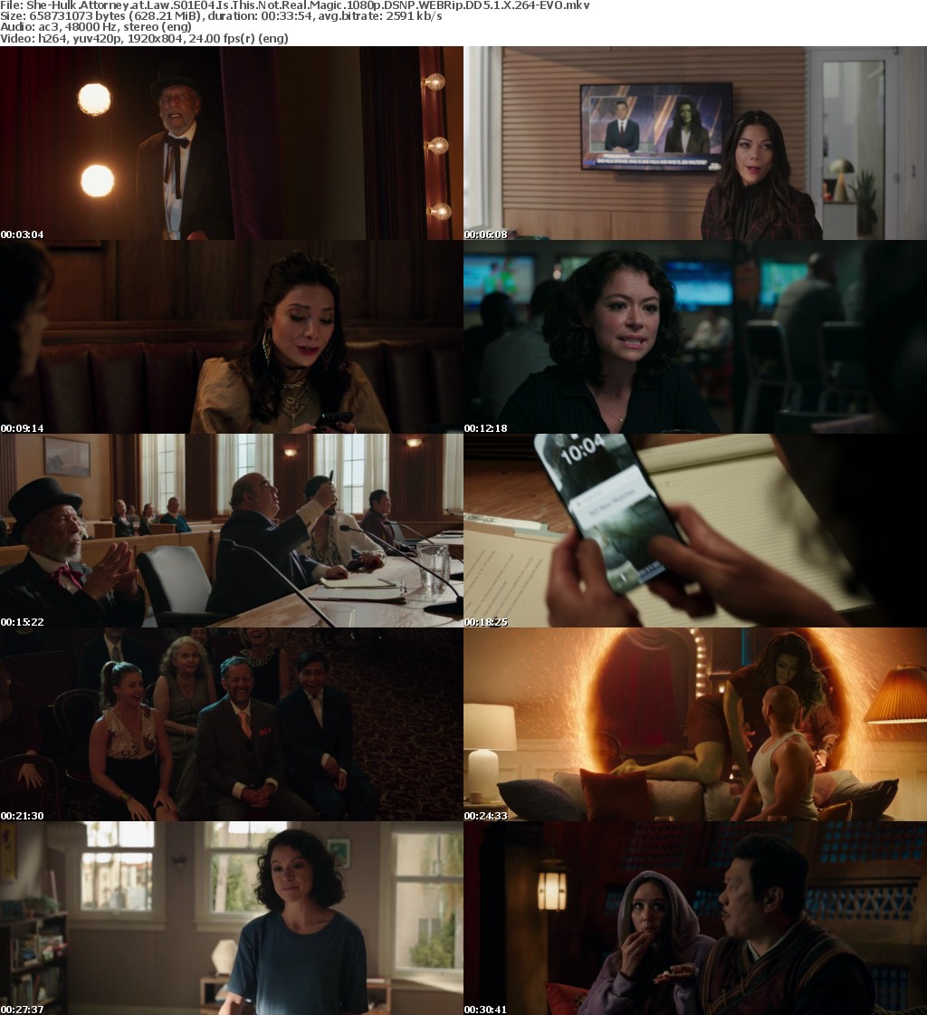 She-Hulk Attorney at Law S01E04 Is This Not Real Magic 1080p DSNP WEBRip DD5 1 X 264-EVO