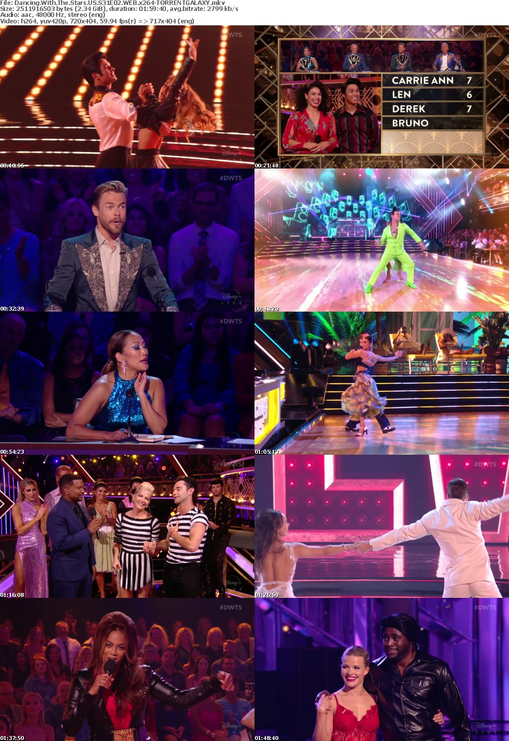 Dancing With The Stars US S31E02 WEB x264-GALAXY