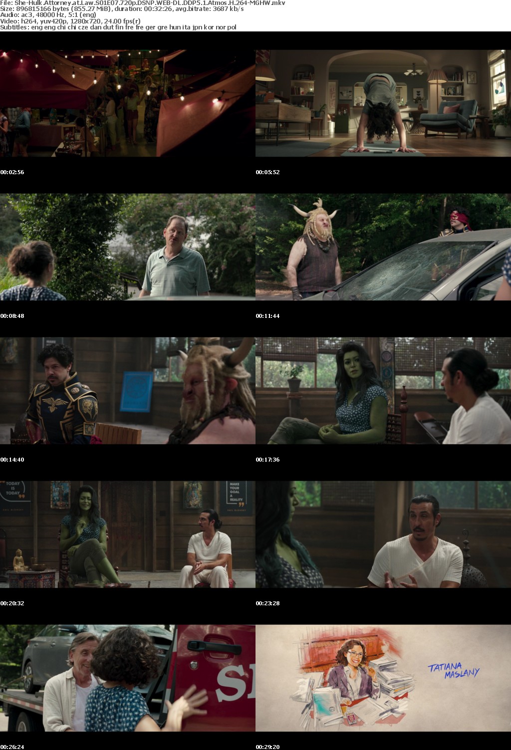 She-Hulk Attorney at Law S01E07 720p DSNP WEB-DL DDP5 1 Atmos H 264-MGHW