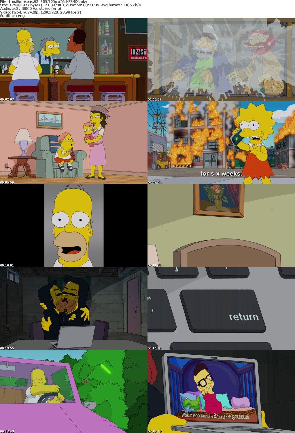 The Simpsons S34E03 720p x264-FENiX