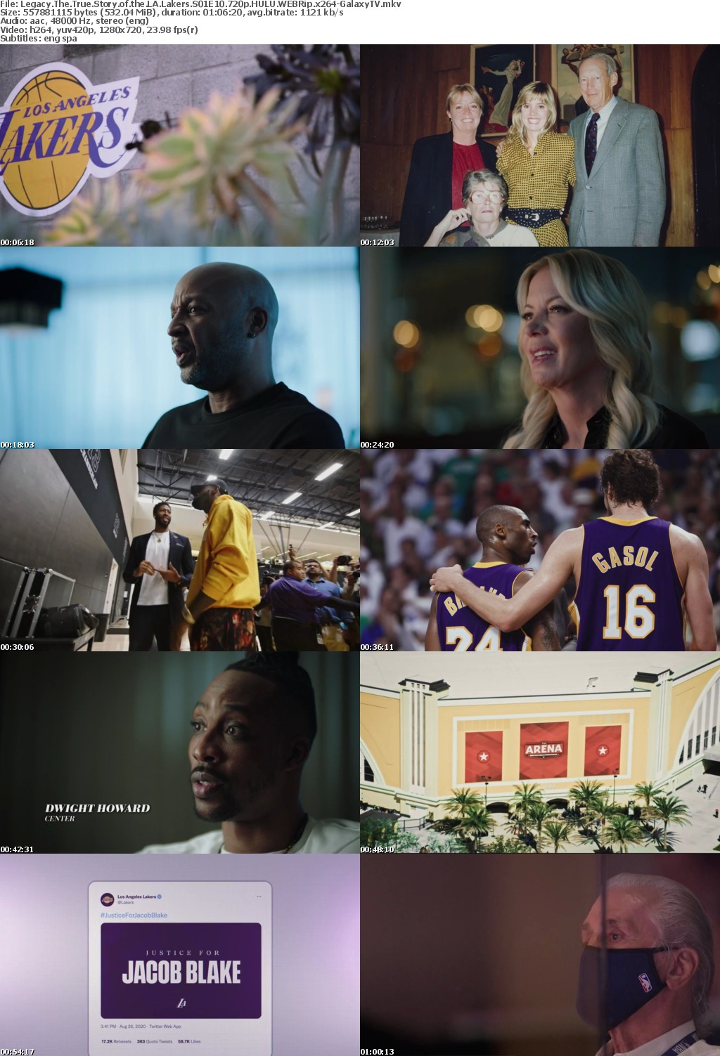 Legacy The True Story of the LA Lakers S01 COMPLETE 720p HULU WEBRip x264-GalaxyTV