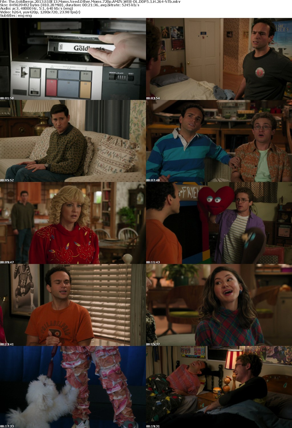 The Goldbergs 2013 S10E13 Moms Need Other Moms 720p AMZN WEBRip DDP5 1 x264-NTb