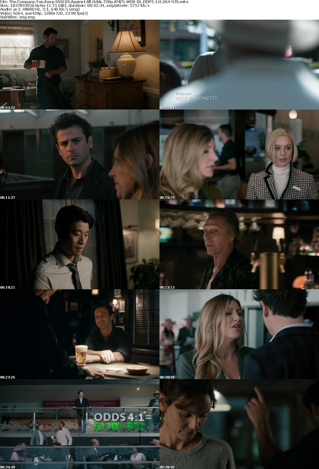 The Company You Keep S01E03 Against All Odds 720p AMZN WEBRip DDP5 1 x264-NTb