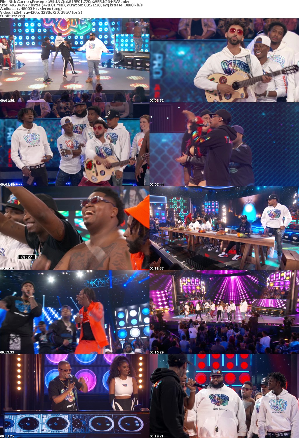 Nick Cannon Presents Wild N Out S19E01 720p WEB h264-BAE