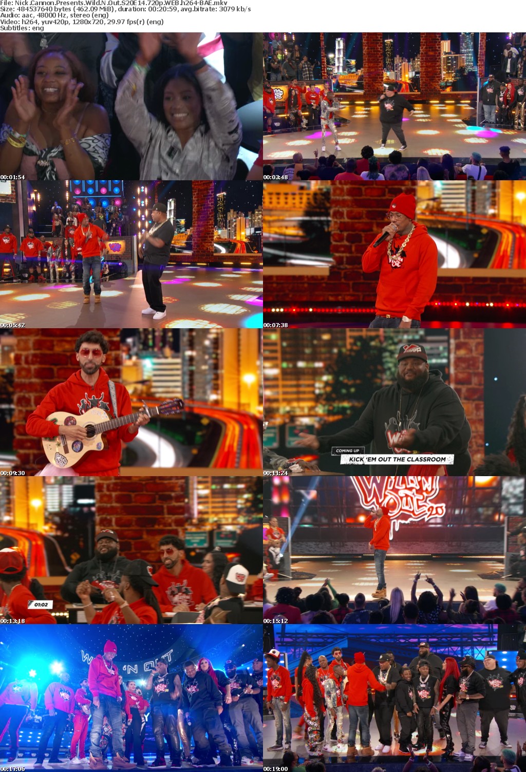 Nick Cannon Presents Wild N Out S20E14 720p WEB h264-BAE