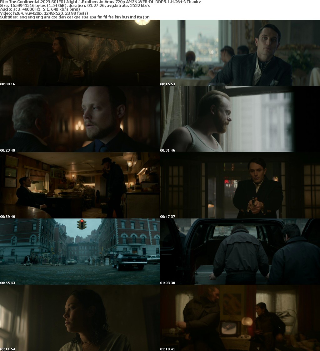 The Continental 2023 S01E01 Night 1 Brothers in Arms 720p AMZN WEB-DL DDP5 1 H 264-NTb