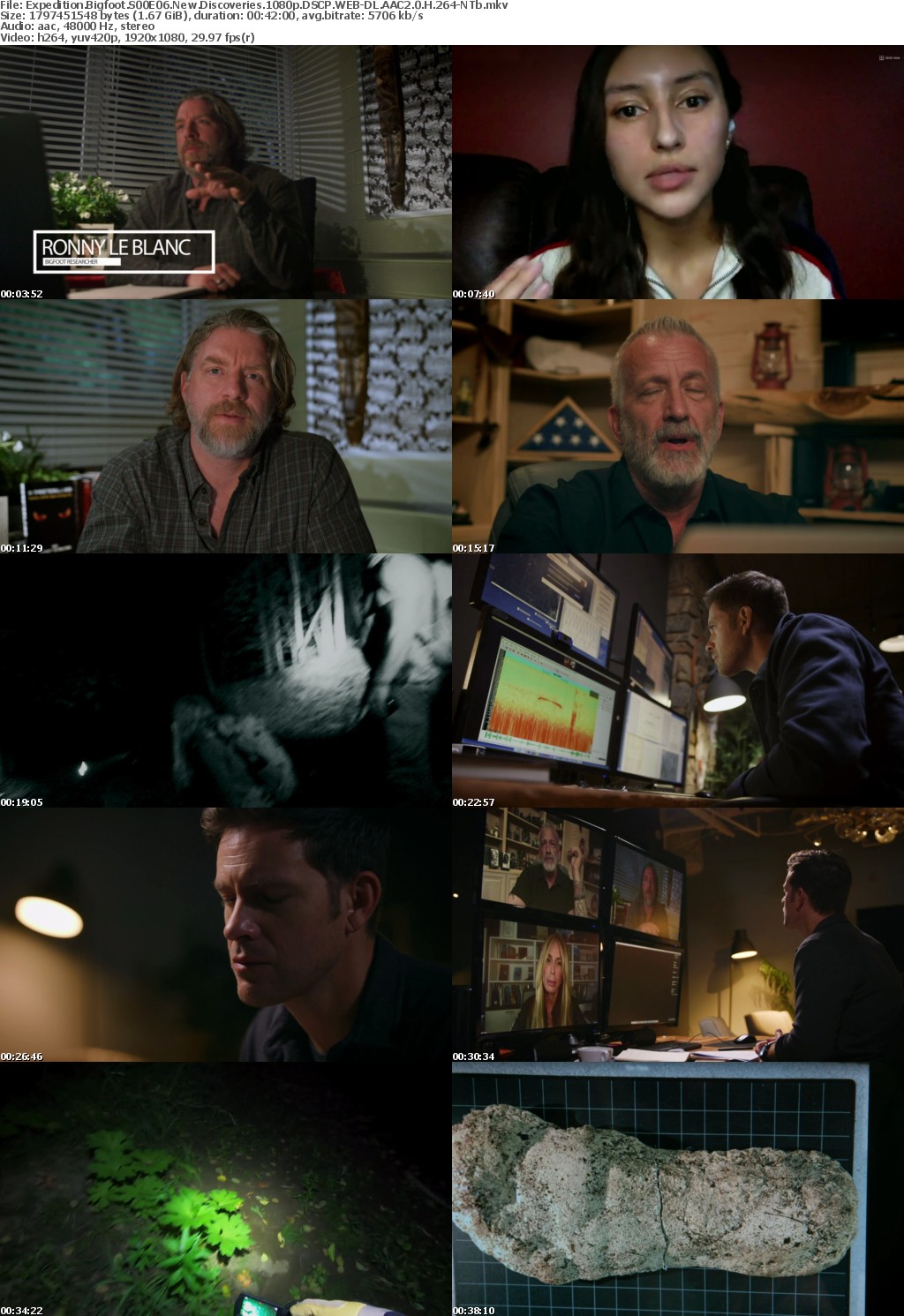 Expedition Bigfoot S00E06 New Discoveries 1080p DSCP WEB-DL AAC2 0 H 264-NTb