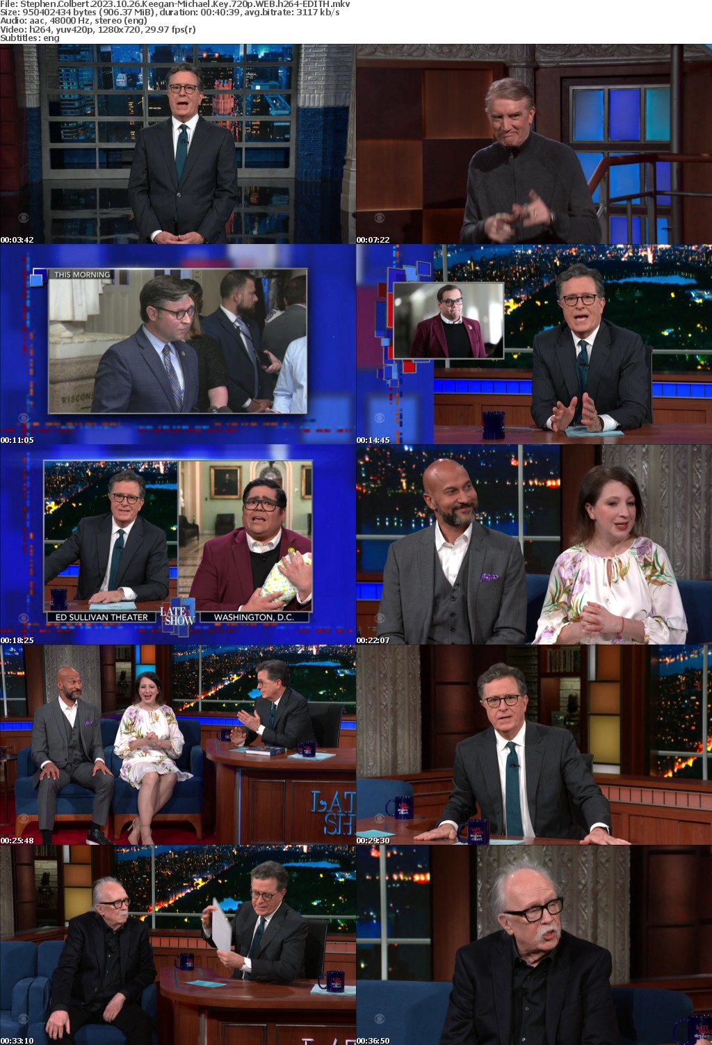 Stephen Colbert 2023 10 26 Keegan-Michael Key 720p WEB h264-EDITH