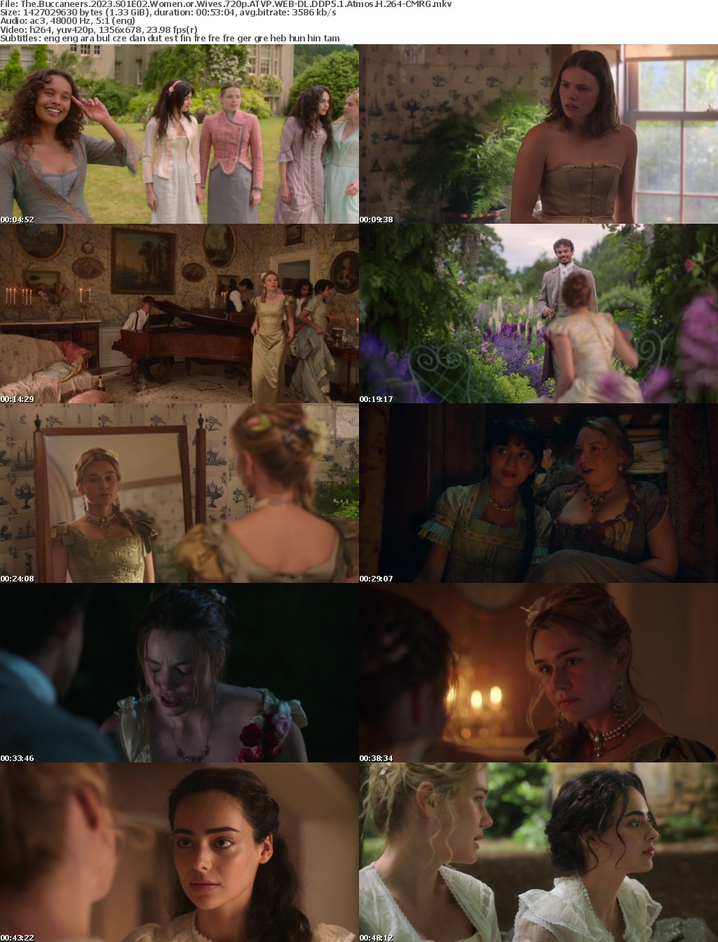 The Buccaneers 2023 S01E02 Women or Wives 720p ATVP WEB-DL DDP5 1 Atmos H 264-CMRG
