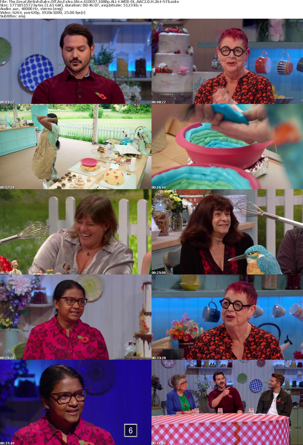 The Great British Bake Off An Extra Slice S10E07 1080p ALL4 WEB-DL AAC2 0 H 264-NTb
