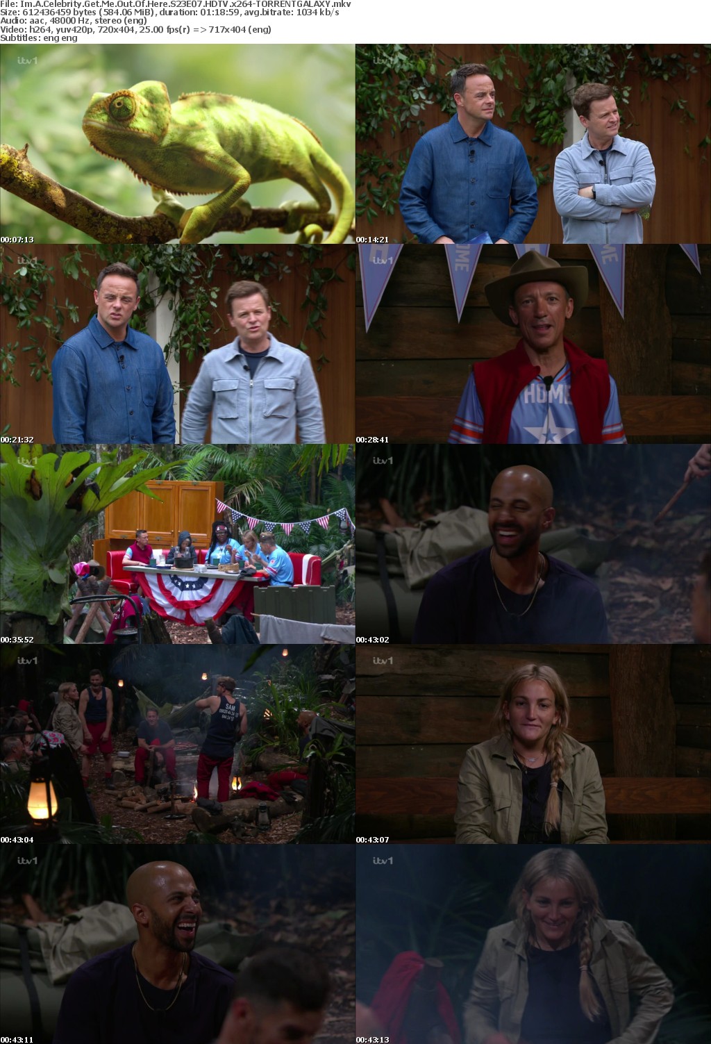 Im A Celebrity Get Me Out Of Here S23E07 HDTV x264-GALAXY