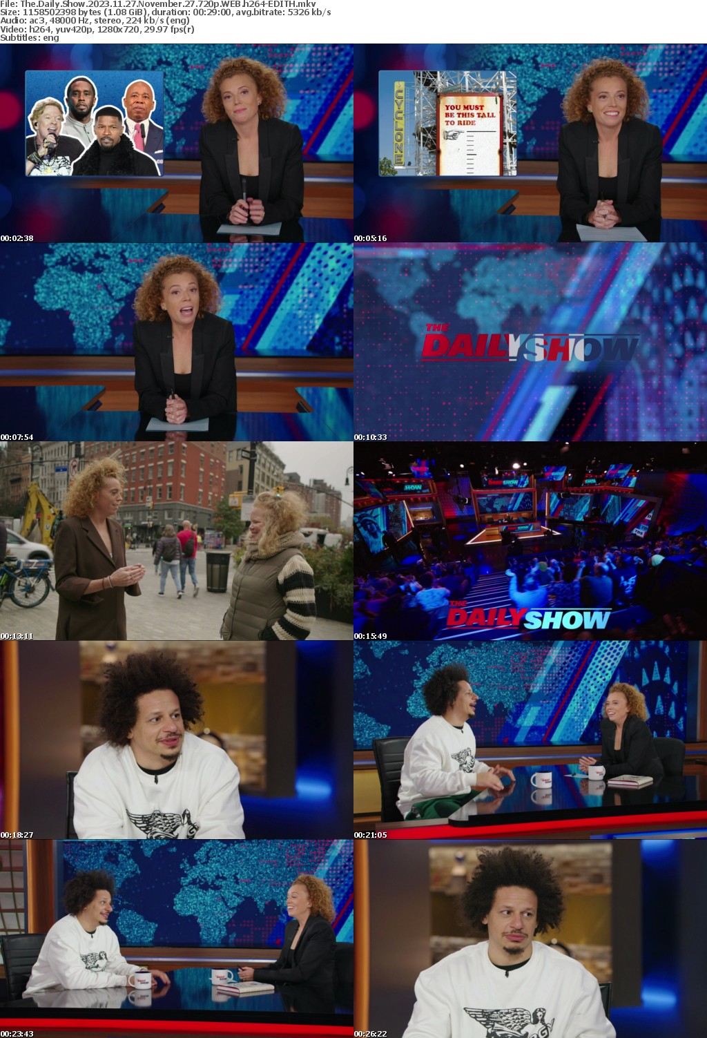 The Daily Show 2023 11 27 November 27 720p WEB h264-EDITH