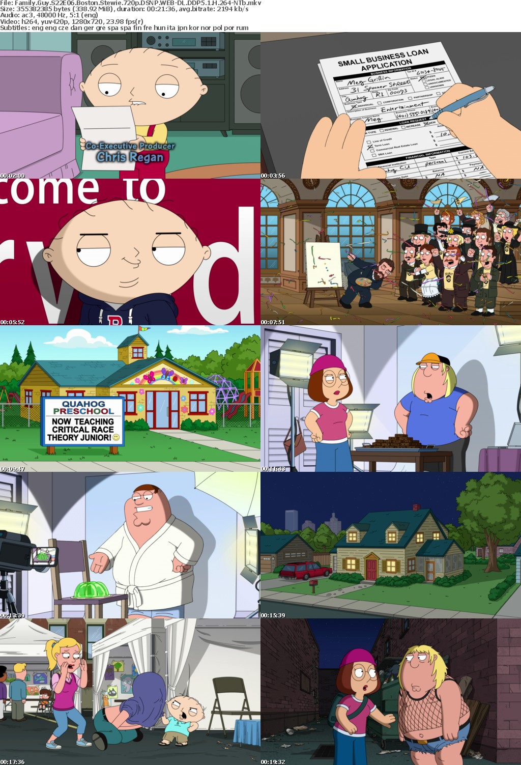 Family Guy S22E06 Boston Stewie 720p DSNP WEB-DL DDP5 1 H 264-NTb