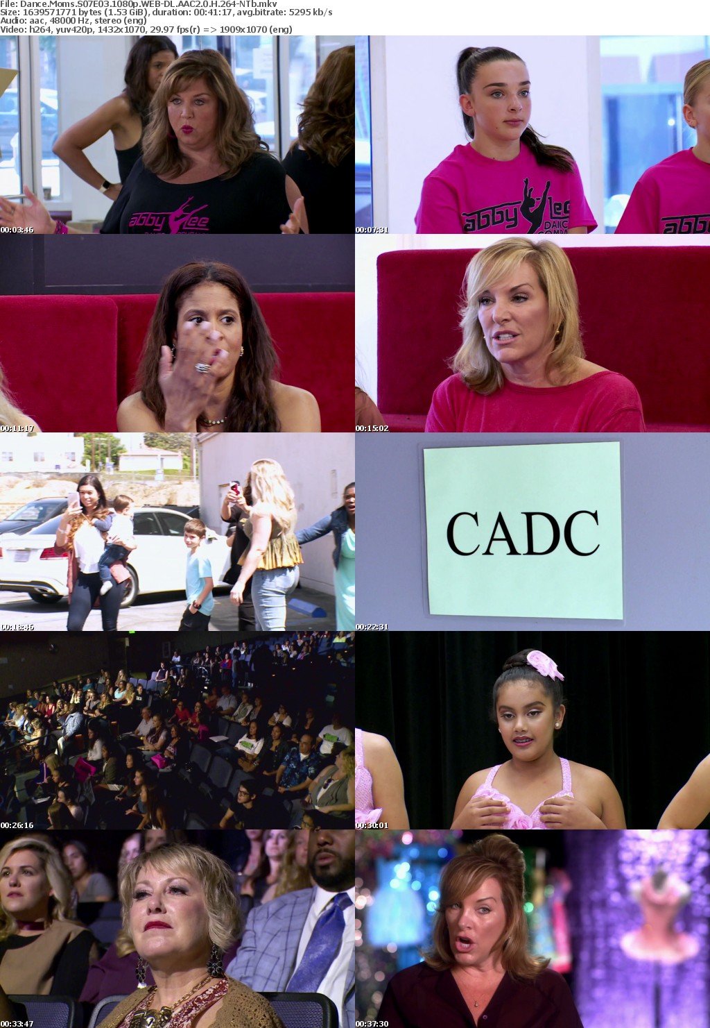 Dance Moms S07E03 1080p WEB-DL AAC2 0 H 264-NTb