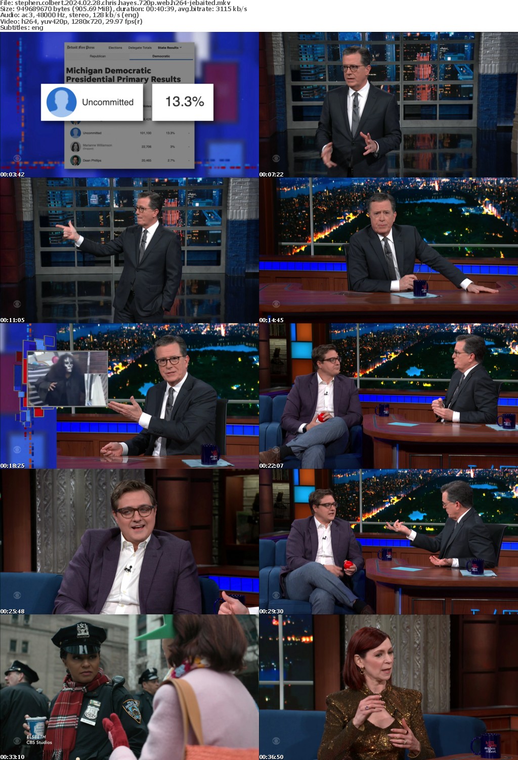 Stephen Colbert 2024 02 28 Chris Hayes 720p WEB H264-JEBAITED