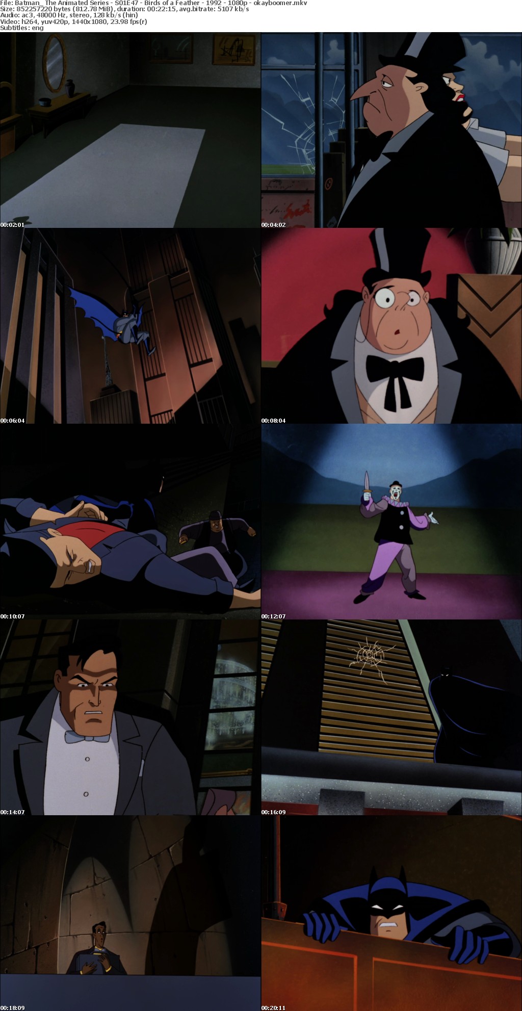 Batman The Animated Series - S01E47 - Birds of a Feather - 1992 - 1080p - okayboomer mkv