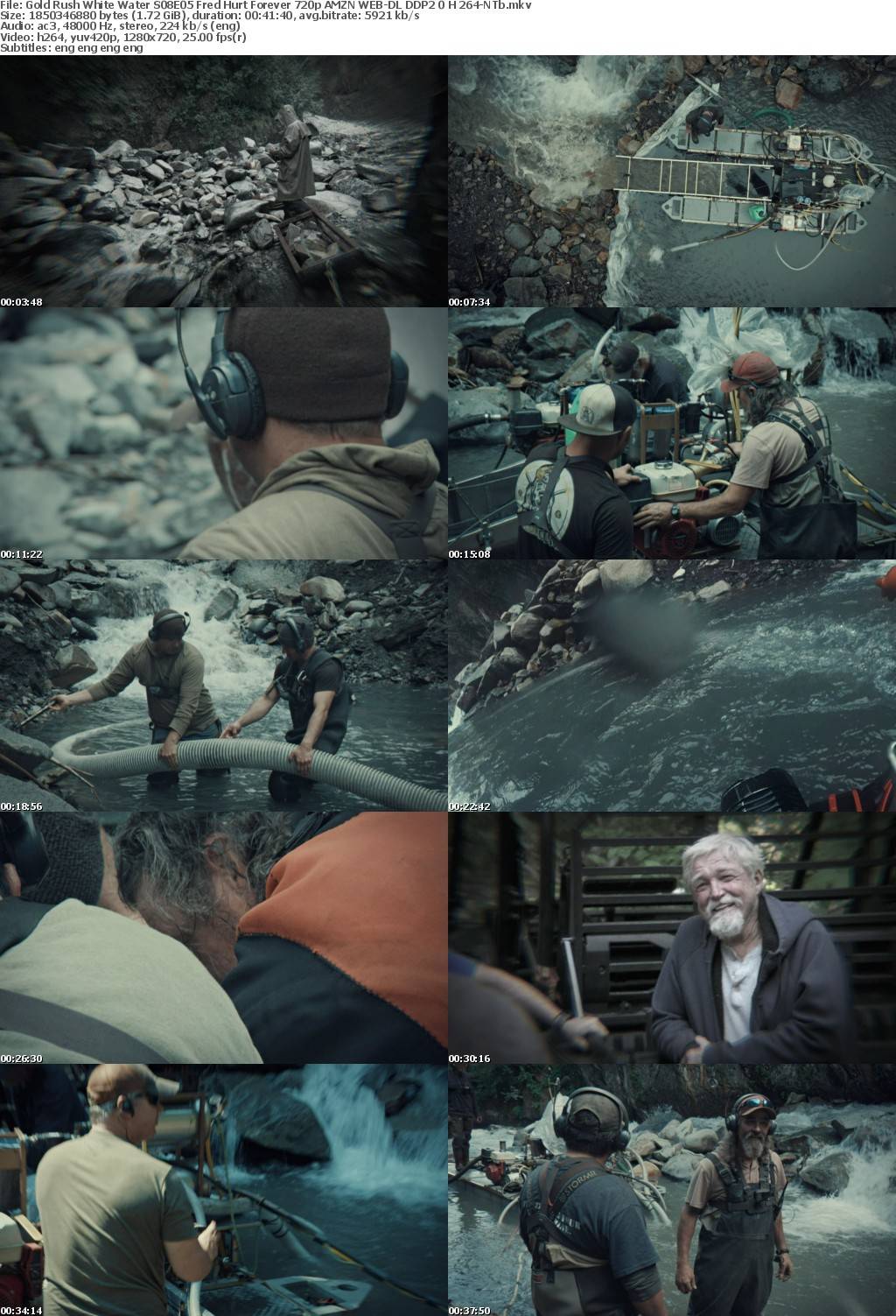 Gold Rush White Water S08E05 Fred Hurt Forever 720p AMZN WEB-DL DDP2 0 H 264-NTb