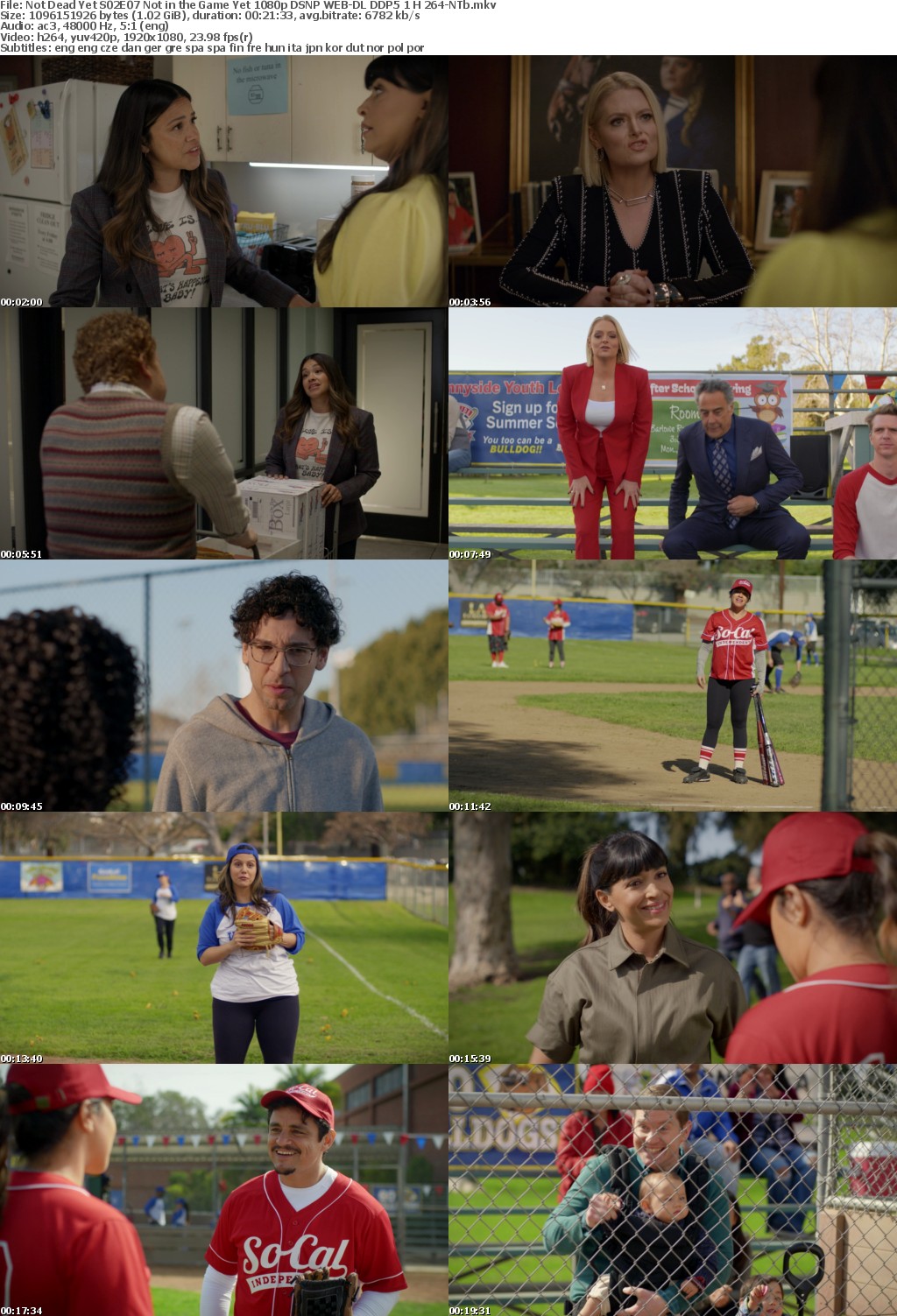 Not Dead Yet S02E07 Not in the Game Yet 1080p DSNP WEB-DL DDP5 1 H 264-NTb