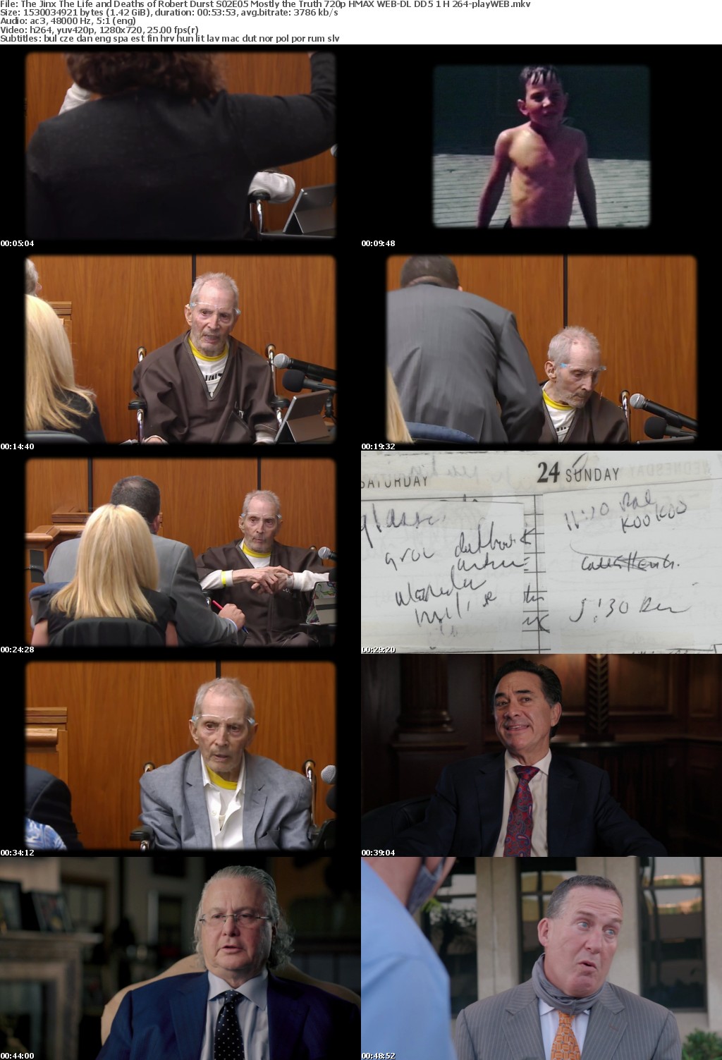The Jinx The Life and Deaths of Robert Durst S02E05 Mostly the Truth 720p HMAX WEB-DL DD5 1 H 264-playWEB