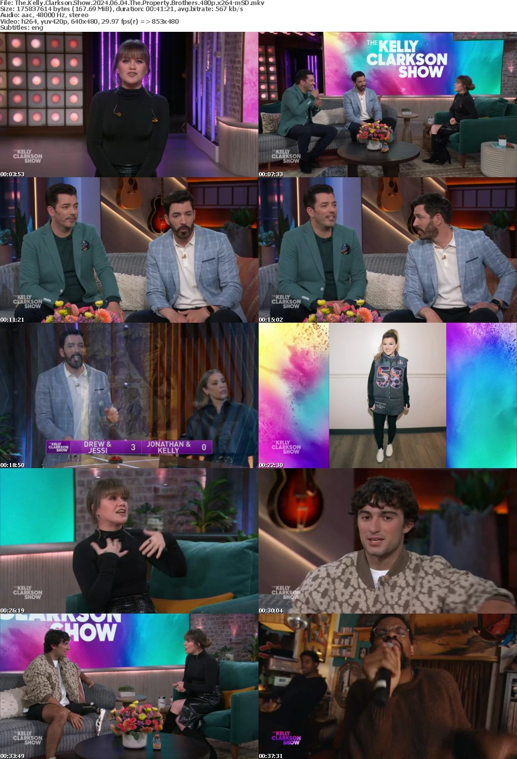 The Kelly Clarkson Show 2024 06 04 The Property Brothers 480p x264-mSD